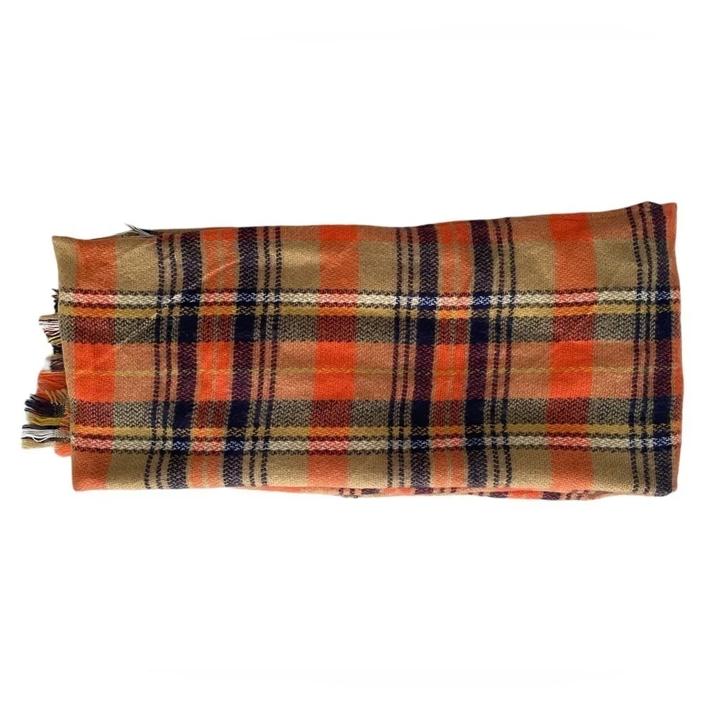 BP Brass Plum Nordstrom Autumn Fall Thanksgiving Scarf EUC